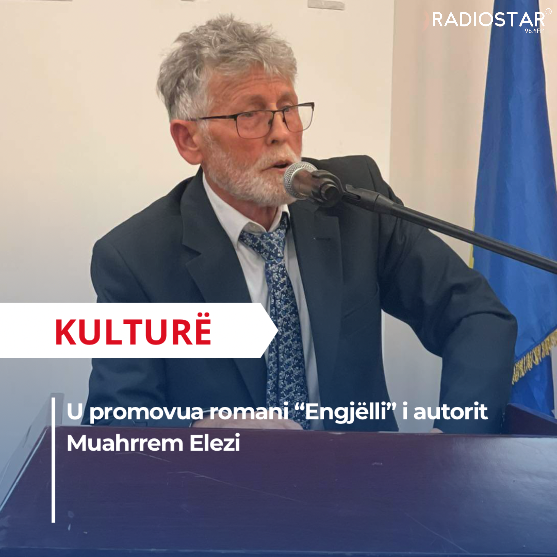 U promovua romani “Engjëlli” i autorit Muahrrem Elezi – RADIO STAR 96.4
